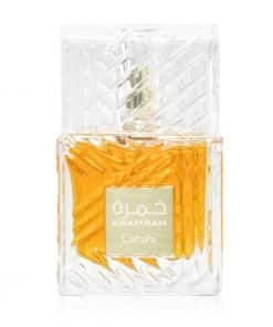 100ml glass bottle of Lattafa Khamrah perfume