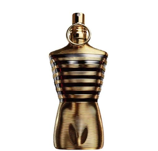 Gold torso shaped Jean Paul Gaultier Le Male Elixir Parfum bottle